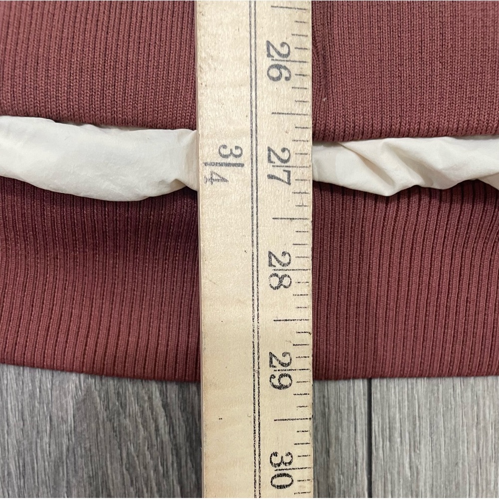 Free People FP Movement Fleecy Sherpa Scrunchy Pippa Jacket Cream Brown Medium‎ - Picture 4 of 12